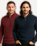 Pack of 2 WaffleZip Mocknecks