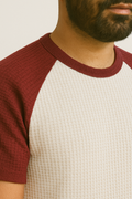 Men’s Waffle Knit Raglan T-Shirt
