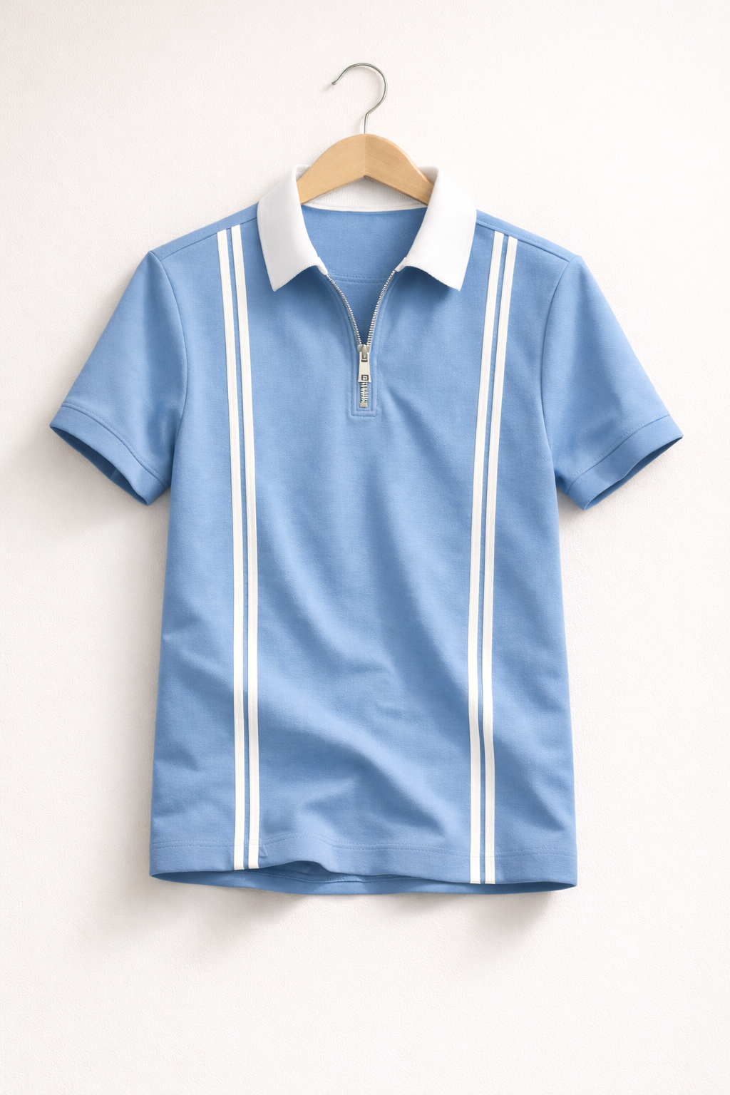 Pack of 2 Zipper Stripe Polo's