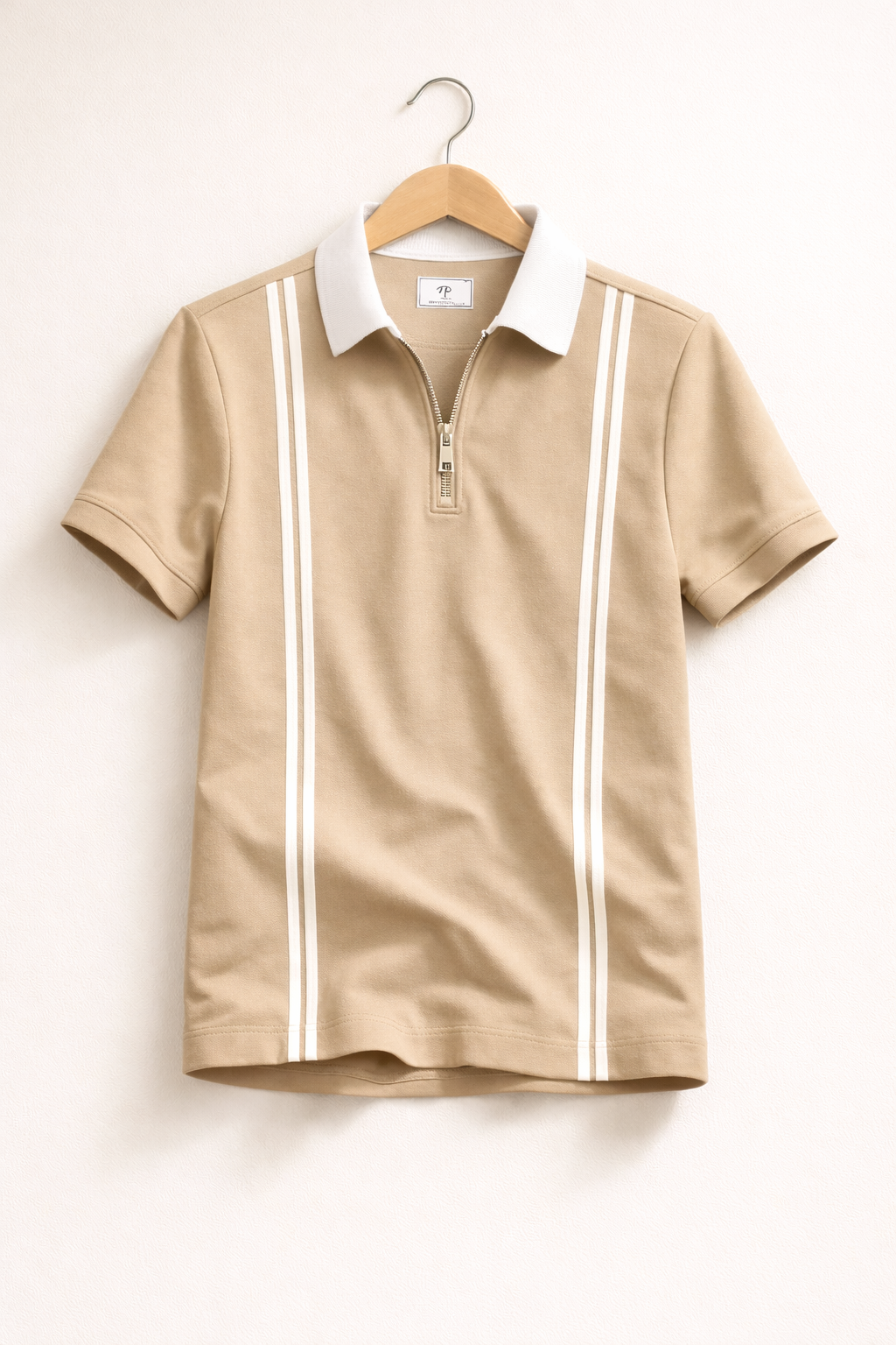 Pack of 2 Zipper Stripe Polo's