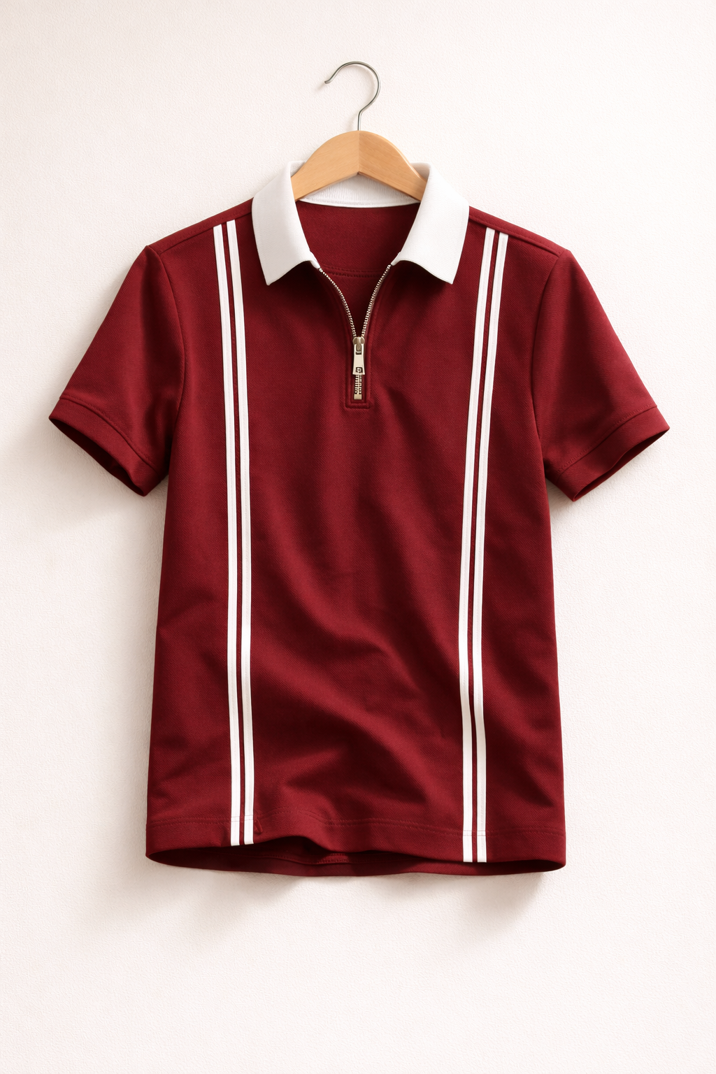 Pack of 2 Zipper Stripe Polo's
