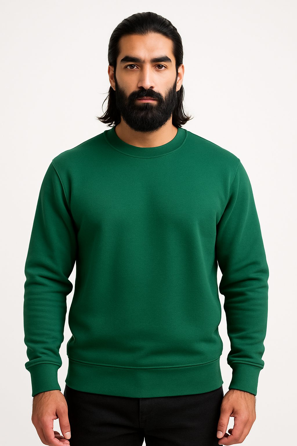 Pack of 2 Basic Maroon & Green Premium Men’s Sweatshirt