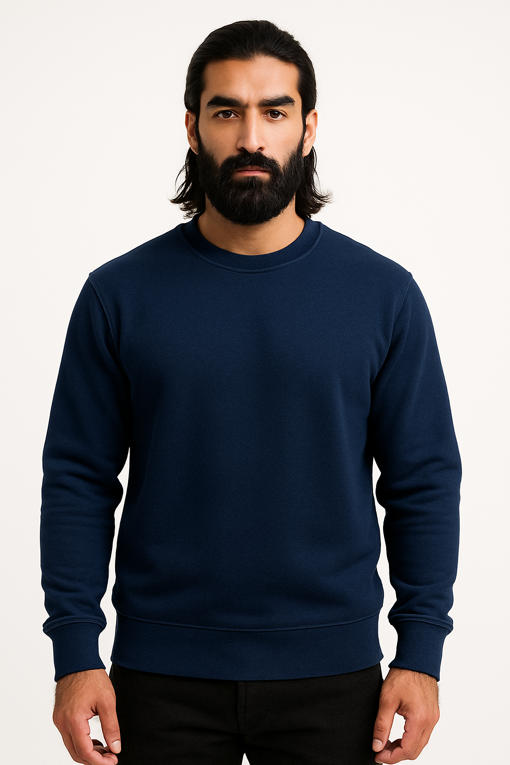 Pack of 2 Basic Maroon & Blue Premium Men’s Sweatshirt
