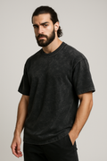 Acid Wash Oversized Tee for Men