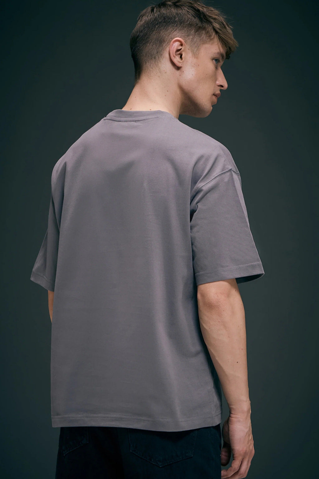 Night Shadow Oversized Drop Shoulder