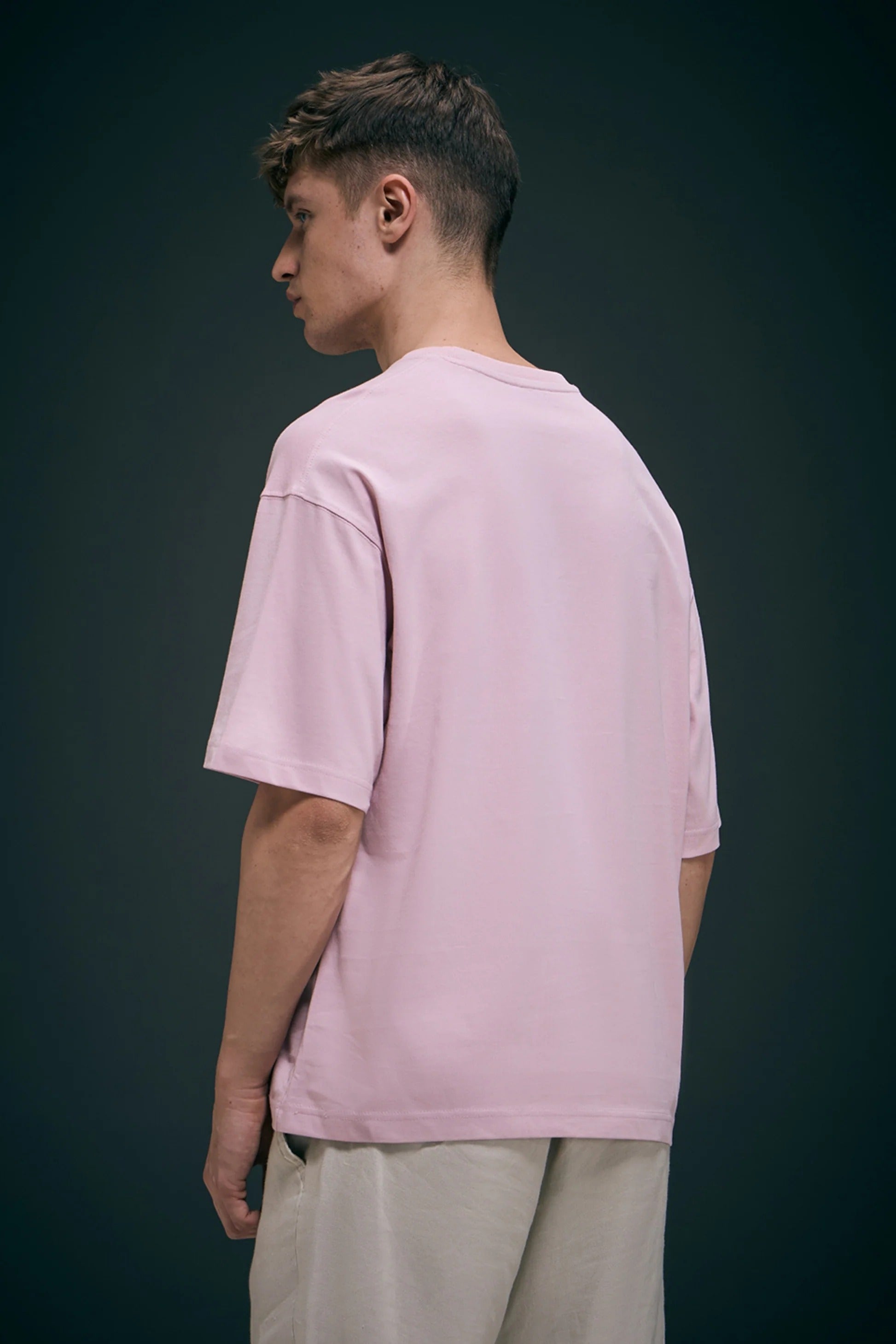 Millennial Pink Oversized Drop Shoulder