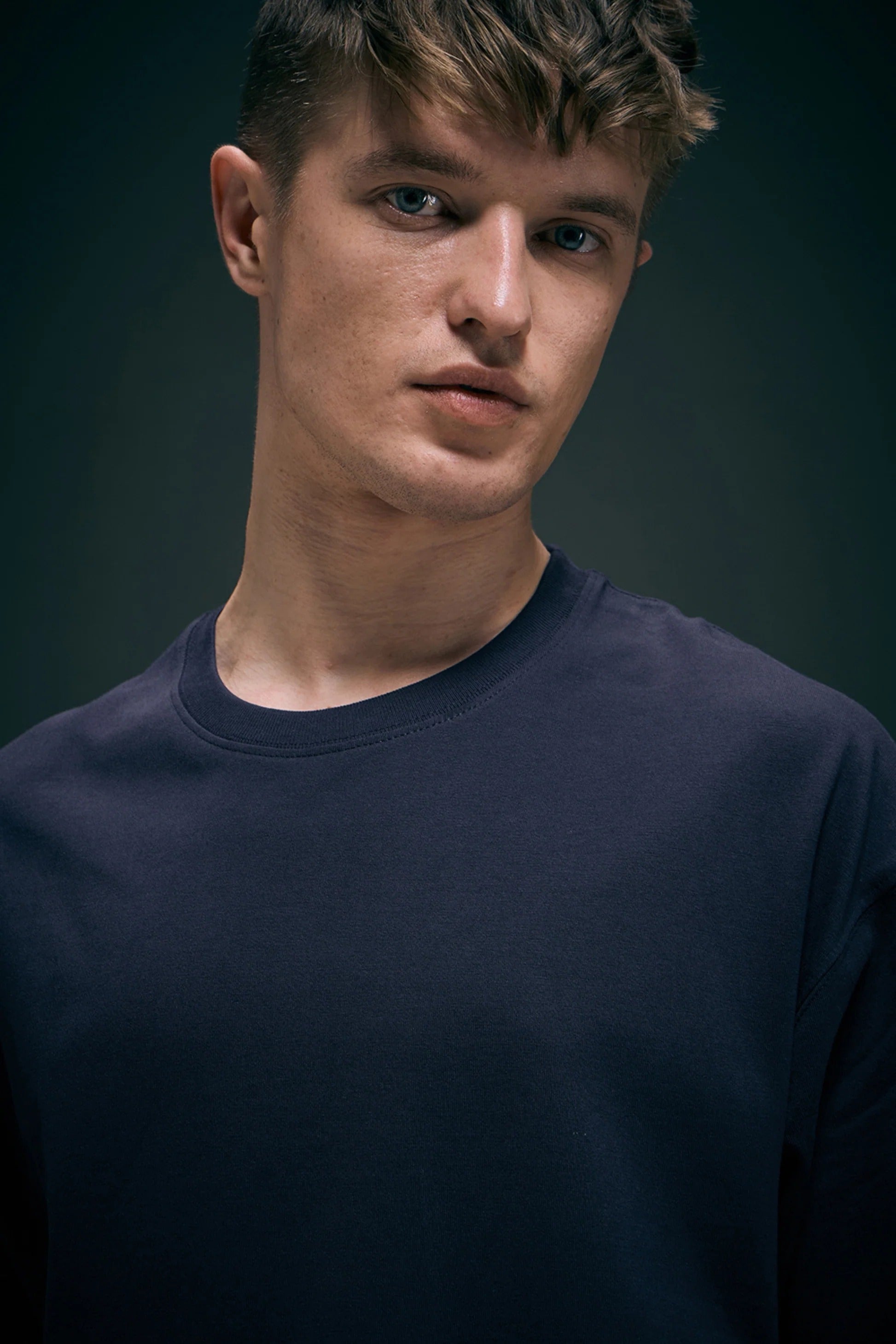 Trip Teal Oversized Drop Shoulder