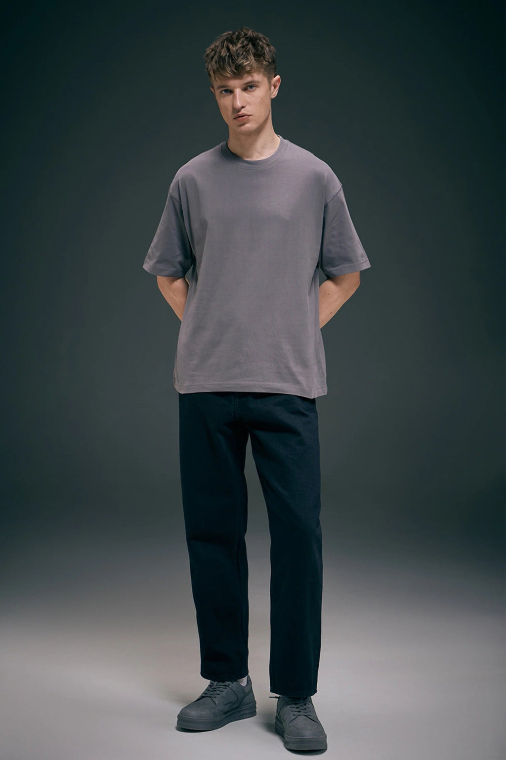 Night Shadow Oversized Drop Shoulder