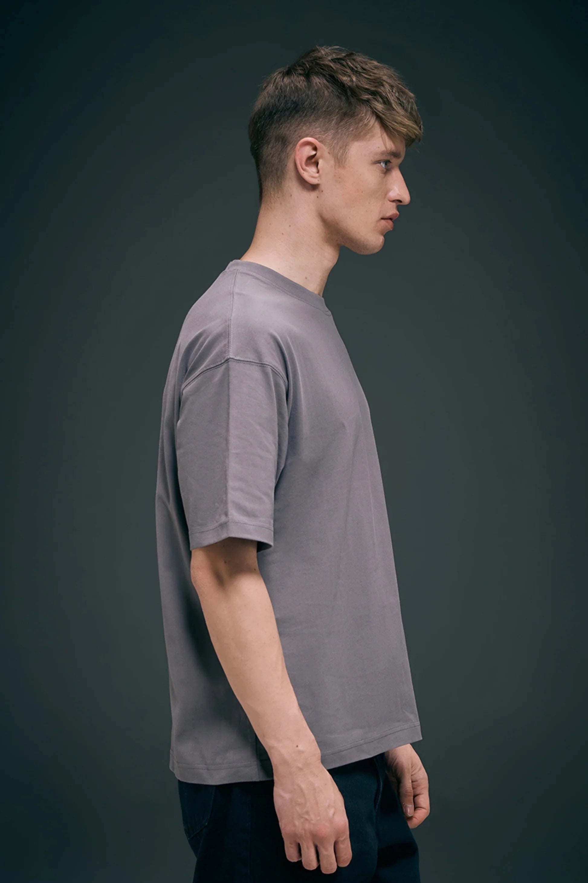 Night Shadow Oversized Drop Shoulder